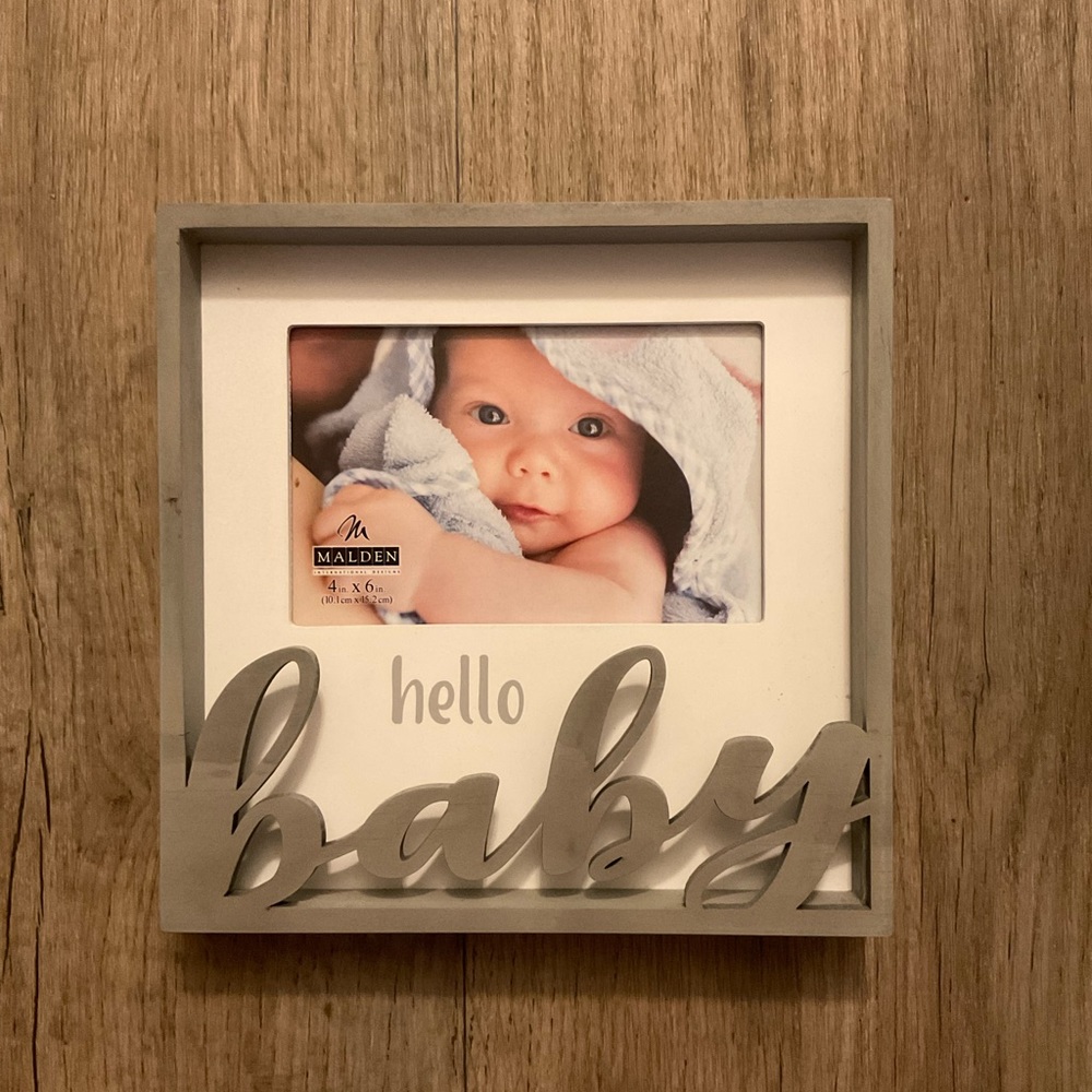 NWT Hello Baby Picture Frame